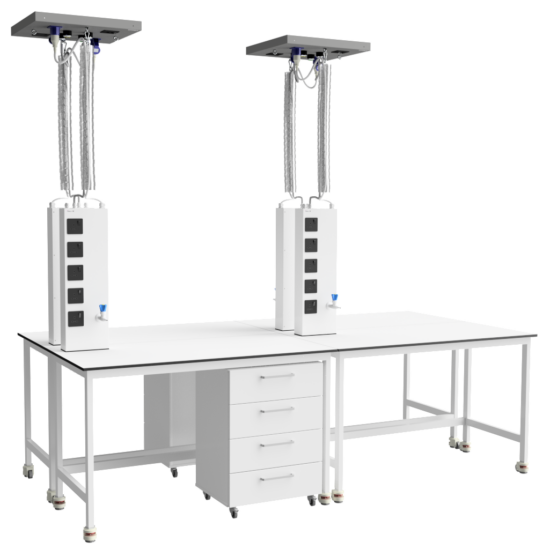 iflexx modular laboratory bench tower series